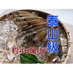 泰山級白蝦三斤送半斤